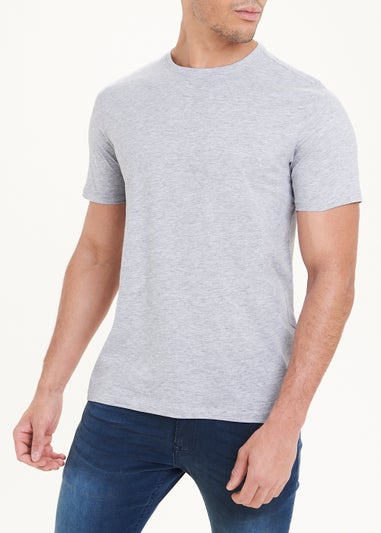 Grey Essential Crew Neck T-Shirt