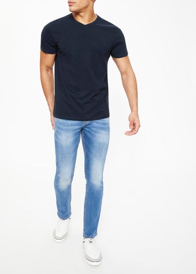Navy Essential V-Neck T-Shirt