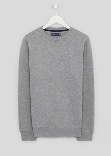 Grey Essential Crew Neck Sweatshirt