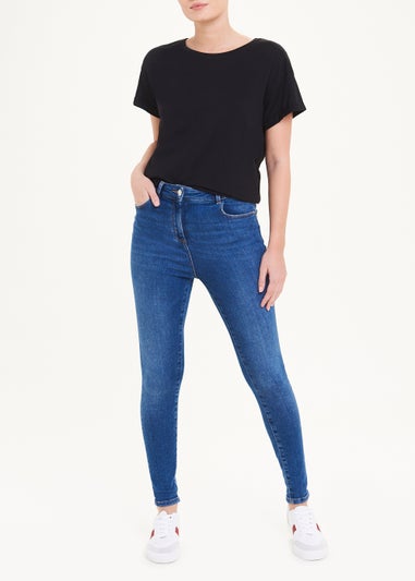 Black Longline Essential T-Shirt
