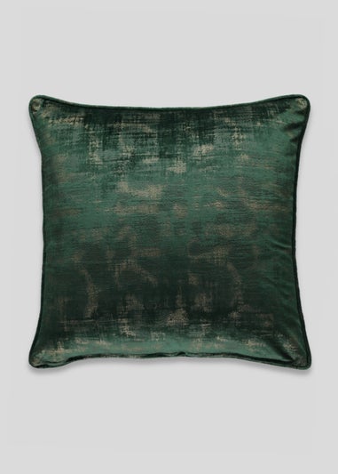 Green Velvet Foil Cushion (50cm x 50cm)