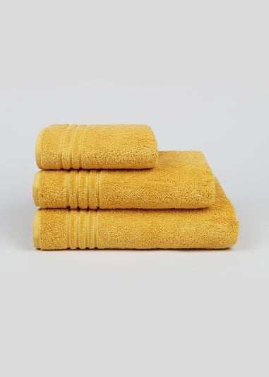 Yellow 100% Egyptian Cotton Towels