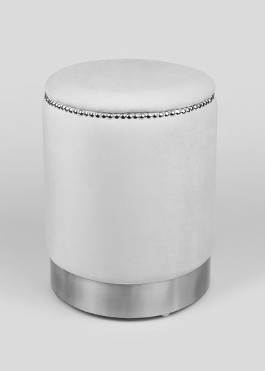 Velvet Storage Pouffe (45cm x 35cm x 35cm)
