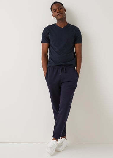 Navy Slim Fit V-Neck T-Shirt