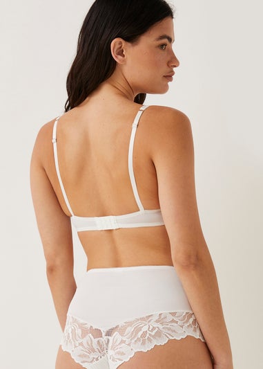 Cream Lace Detail Bra
