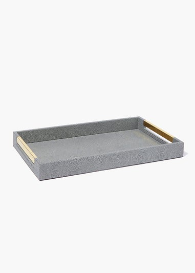 Farhi by Nicole Farhi Faux Leather Tray (46cm x 26cm x 5cm)