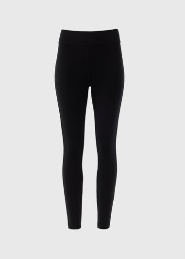 Black Denim Look Ankle Length Leggings