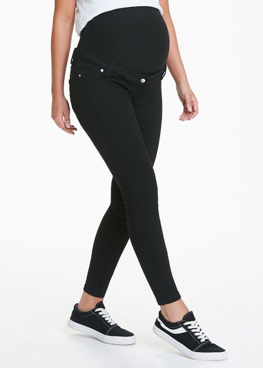 Maternity April Black Over Bump Skinny Jeans