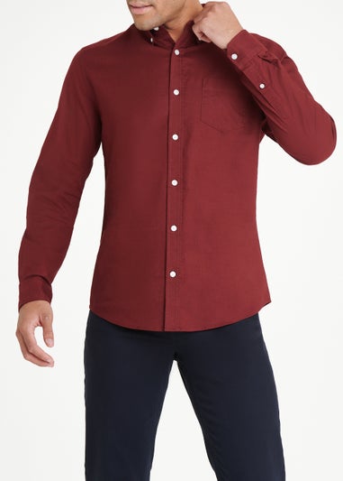 Berry Slim Fit Oxford Shirt