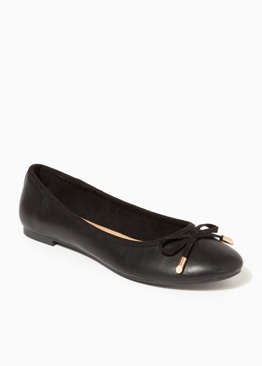 Black Ballet Flats