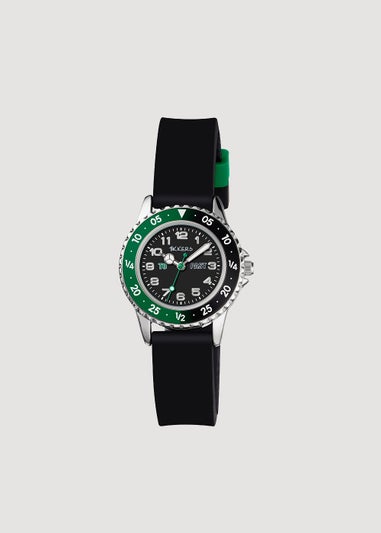 Kids Tikkers Black Time Teacher Watch (One Size)