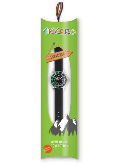 Kids Tikkers Black Time Teacher Watch (One Size)