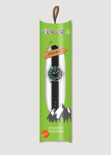 Kids Tikkers Black Time Teacher Watch (One Size)