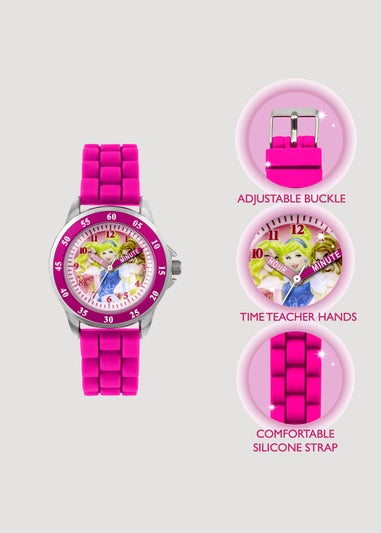 Kids Pink Disney Princess Time Teacher Watch (One Size)