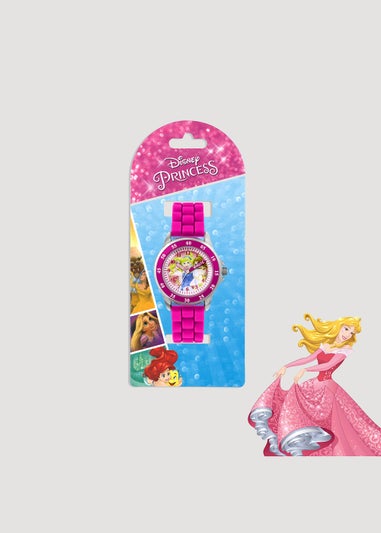 Kids Pink Disney Princess Time Teacher Watch (One Size)
