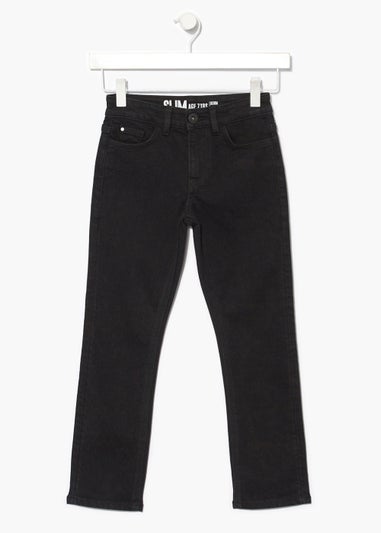 Boys Black Slim Fit Jeans (4-13yrs)