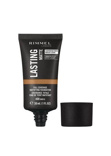 Rimmel London Lasting Matte Foundation - 408 Maple (30ml)