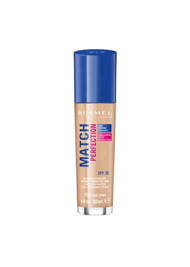 Rimmel London Match Perfection Foundation - True Ivory (30ml)