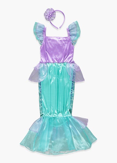 Kids Disney Princess Ariel Fancy Dress Costume (3-9yrs)