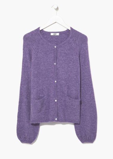 JDY Purple Andrea Cardigan