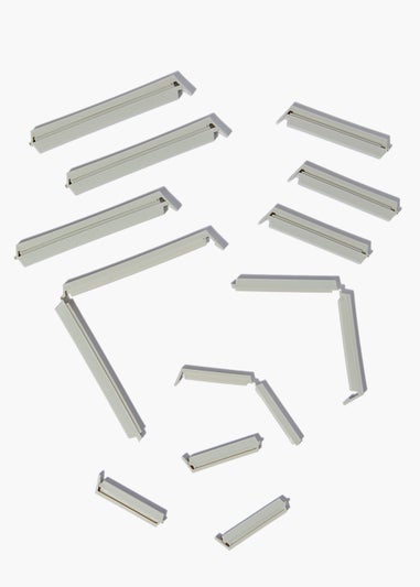 12 Pack Grey Bag Clips