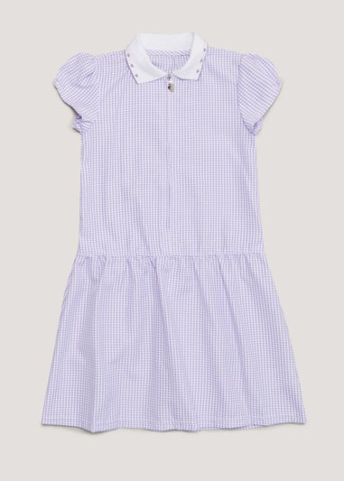 Navy gingham school outlet dress