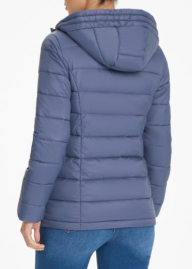 Blue Short Padded Shower Resistant Coat - Matalan