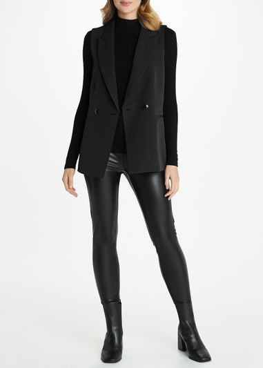 JDY Vern Black Waistcoat