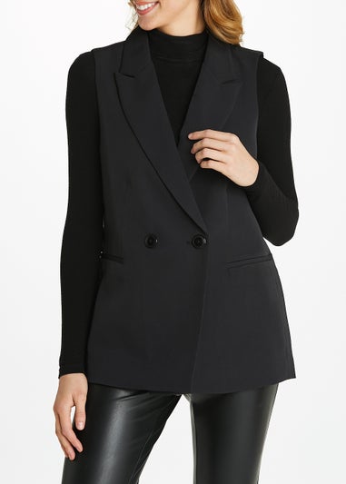 JDY Vern Black Waistcoat