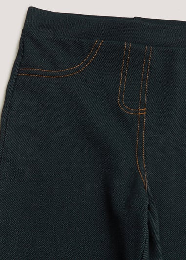 Girls Blue Denim Leggings (4-13yrs)