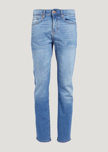 Bright Blue Stretch Slim Fit Jeans