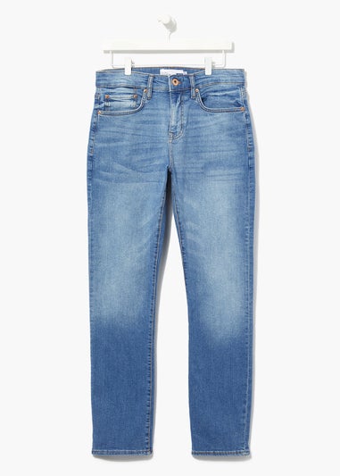 Bright Blue Stretch Slim Fit Jeans