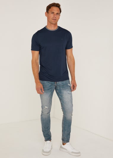 Light Wash Stretch Skinny Jeans