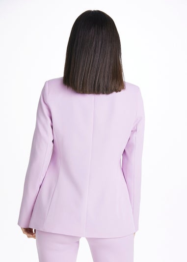 Be Beau Lilac Double Breasted Blazer