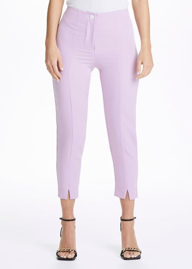 Be Beau Lilac Seam Front Suit Trousers
