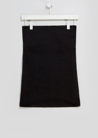 Black Boob Tube Bandeau Top