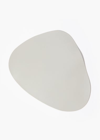 Grey Faux Leather Placemat (44cm x 36cm)