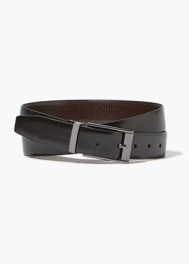 Black Reversible Smart Belt