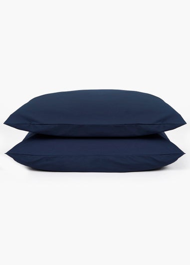Cotton Rich Housewife Pillowcase Pair (180 Thread Count)