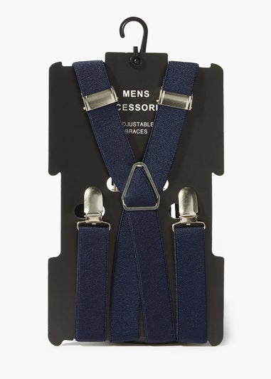 Navy Adjustable Braces