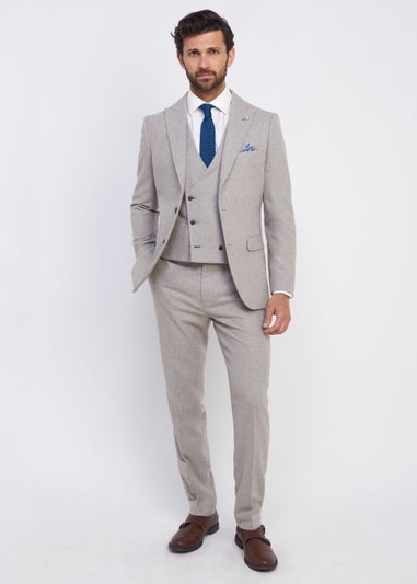 Broken Stitch Cheshire Tweed Slim Fit Suit Trousers