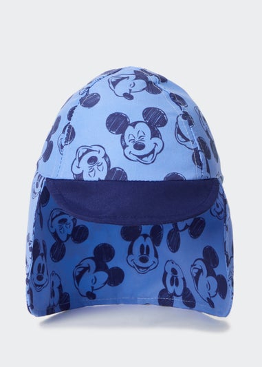 Boys Blue Disney Mickey Mouse Keppi Sun Hat (Newborn-24mths)