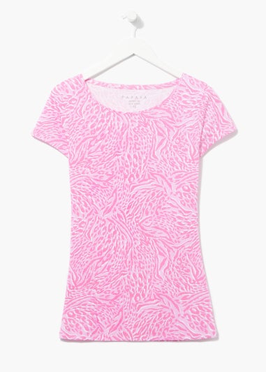 Pink Animal Print Essential T-Shirt