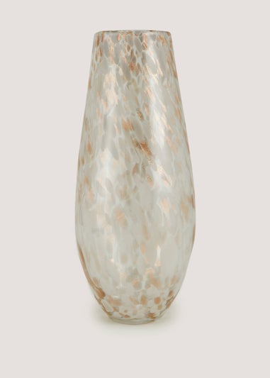 Farhi by Nicole Farhi Grey Glass Vase (40cm x 20cm)