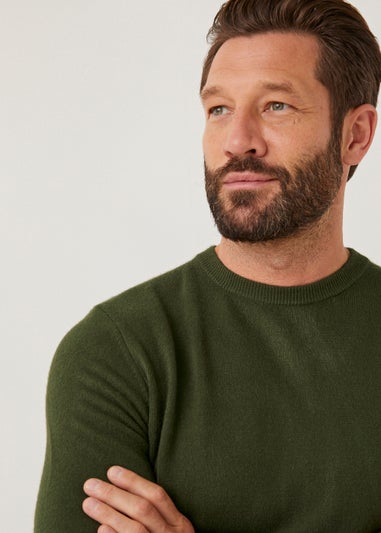 Green Soft Touch Crew Neck Jumper