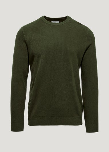 Green Soft Touch Crew Neck Jumper