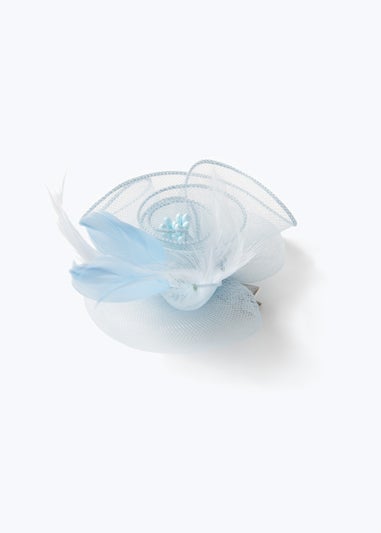 Cornflower Blue Clip Fascinator