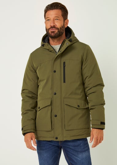 Lincoln Green Technical Parka Jacket