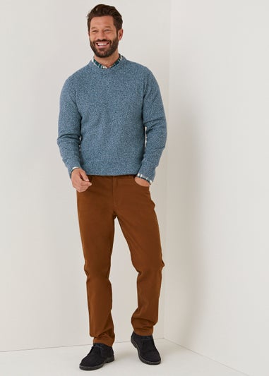 Lincoln Blue 7 Gauge Knit Jumper