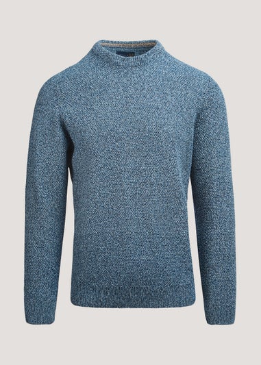 Lincoln Blue 7 Gauge Knit Jumper